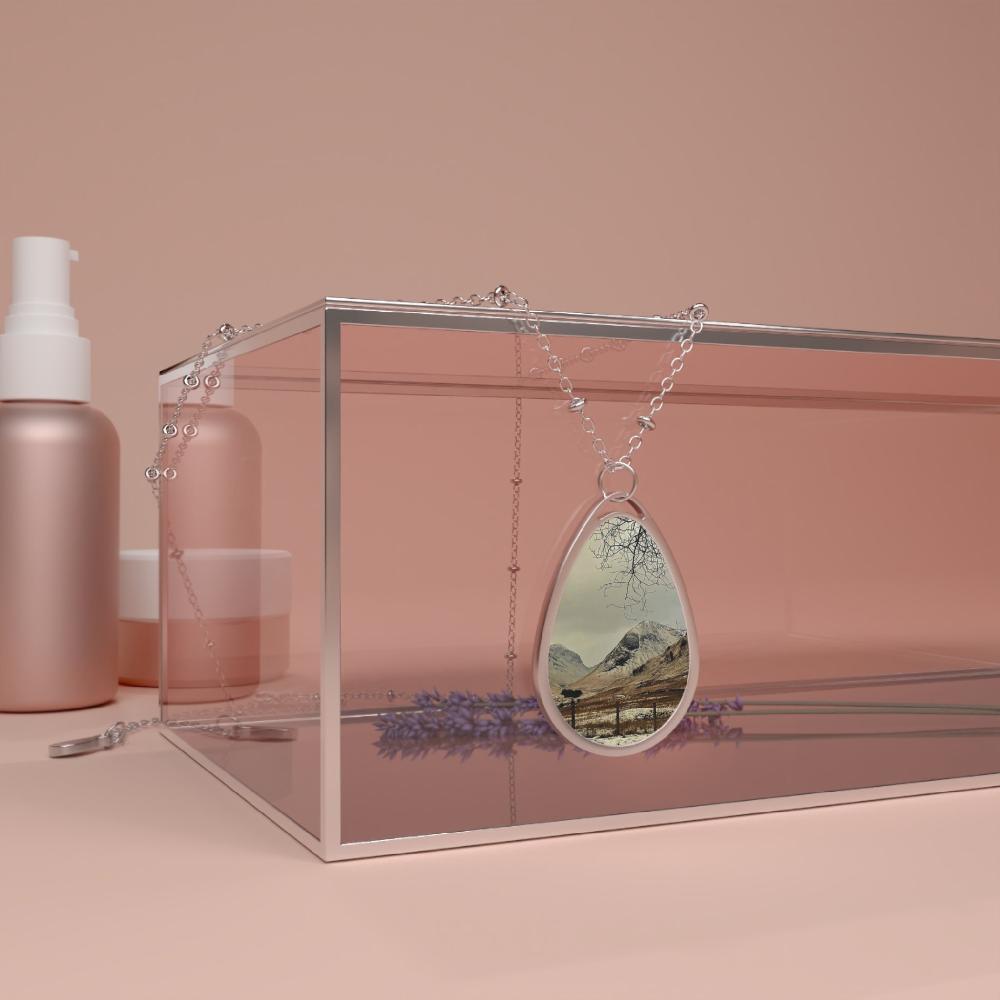 Winter In Glencoe | Scottish Art Jewellery | Necklace - Gallery Scotland - Free Shipping Worldwide