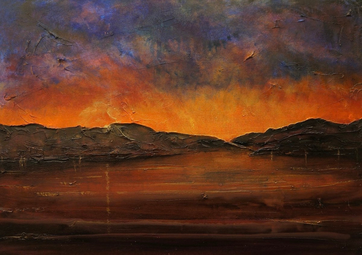 A Brooding Clyde Dusk Art Gifts From Scotland