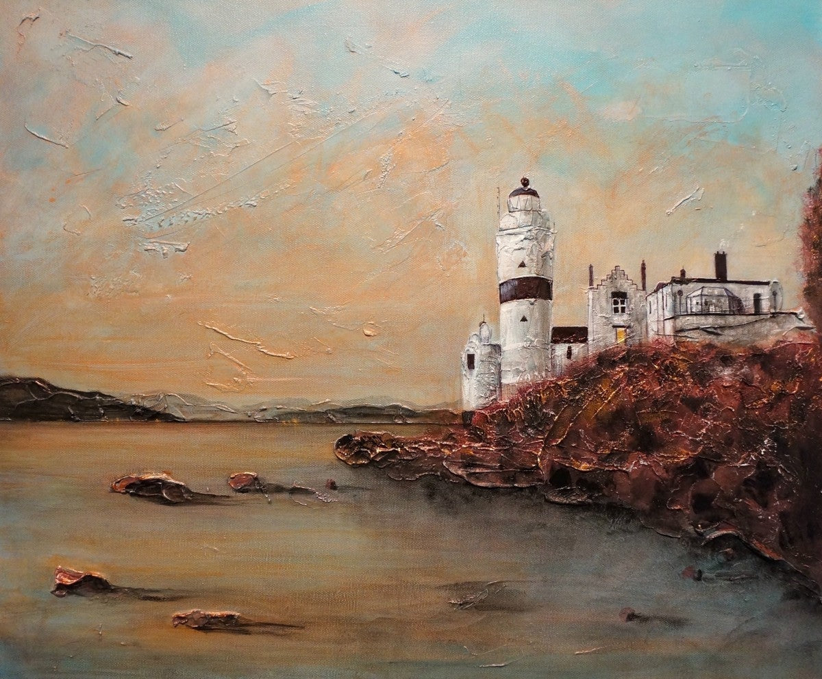 Cloch Lighthouse Dawn Art Gifts From Scotland