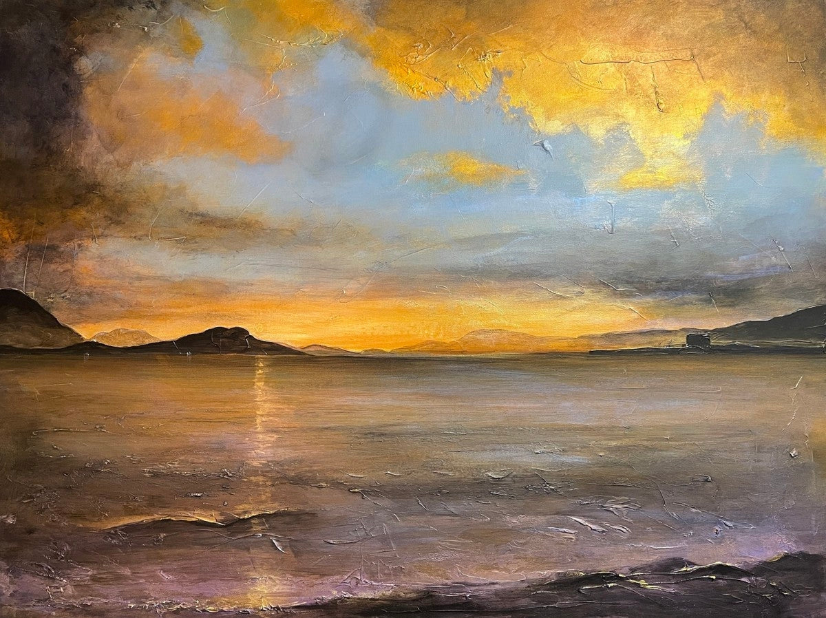 Loch Linnhe Sunset Art Gifts From Scotland