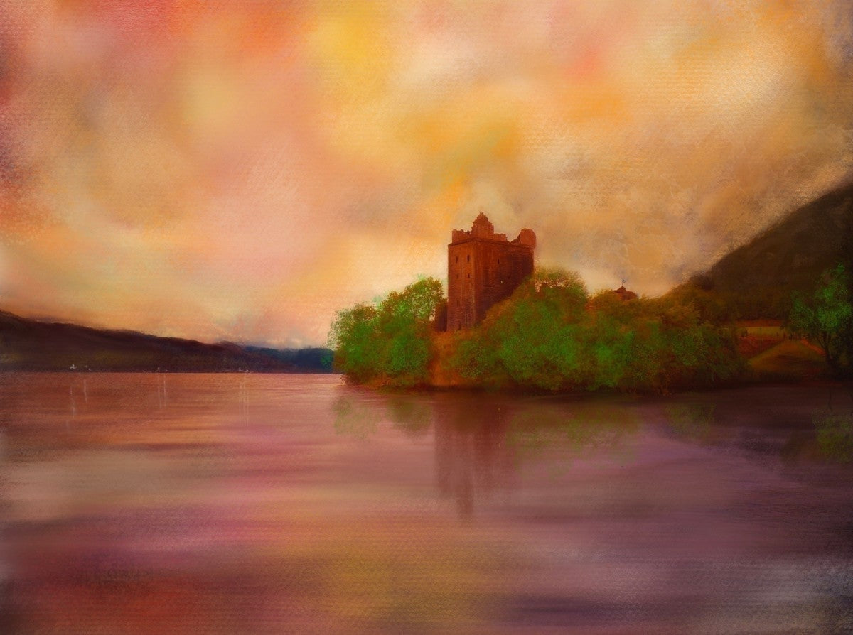 Urquhart Castle Art Gifts From Scotland
