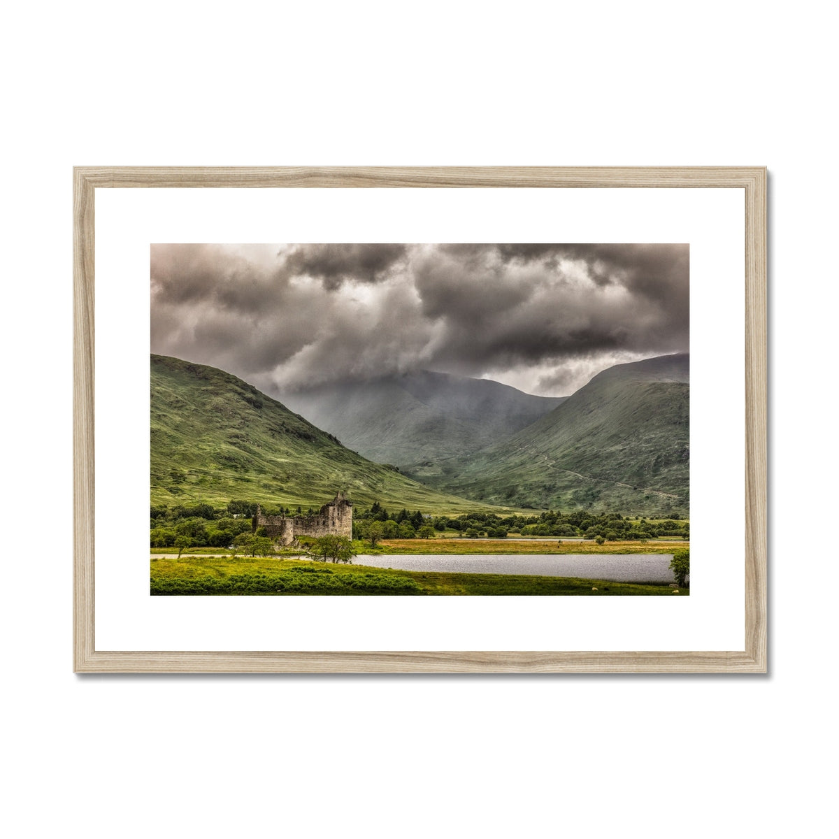 Kilchurn Castle Loch Awe Scottish Landscape Photography | Framed & Mounted Print