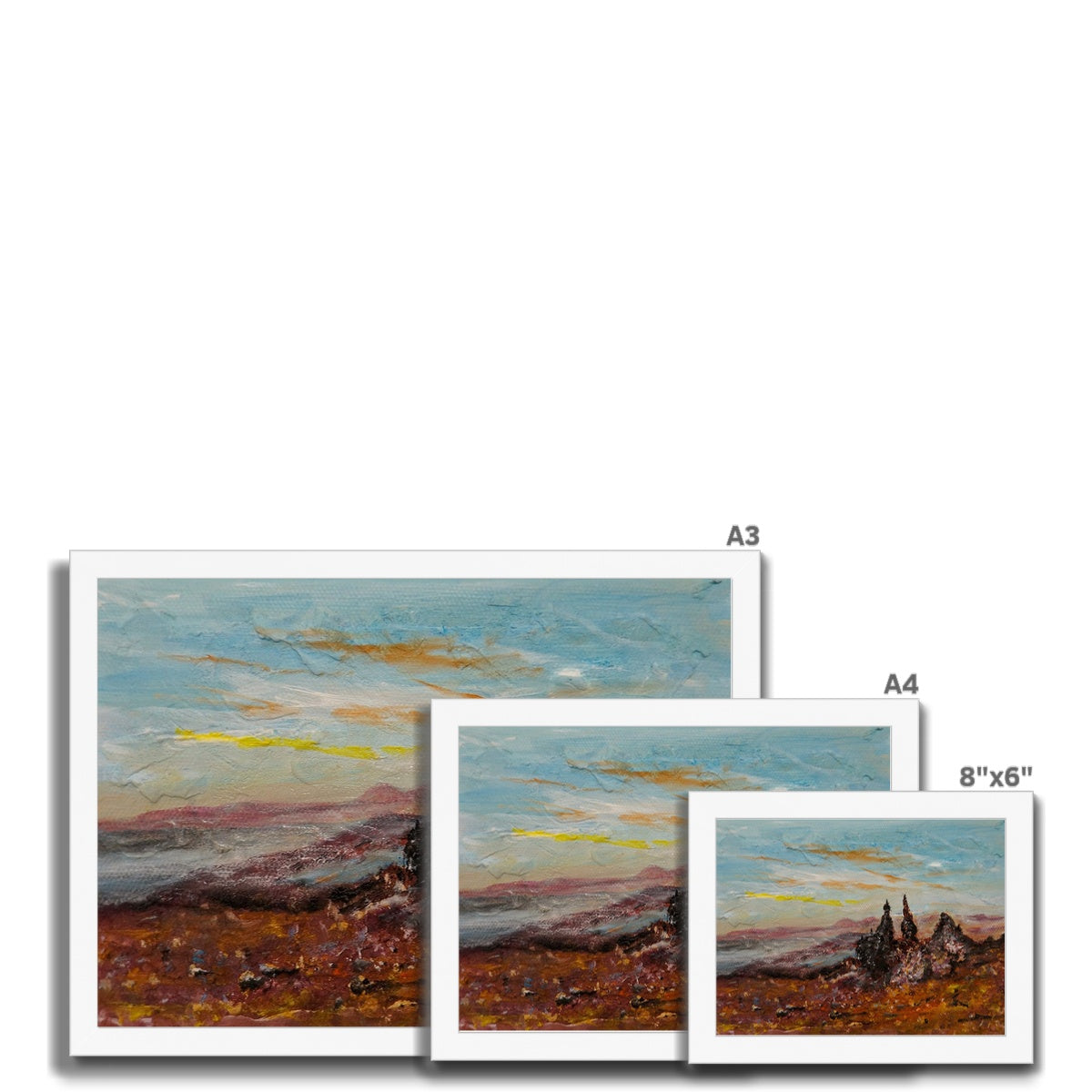 The Storr Skye Painting | Framed Prints From Scotland-Framed Prints-Skye Art Gallery-Paintings, Prints, Homeware, Art Gifts From Scotland By Scottish Artist Kevin Hunter