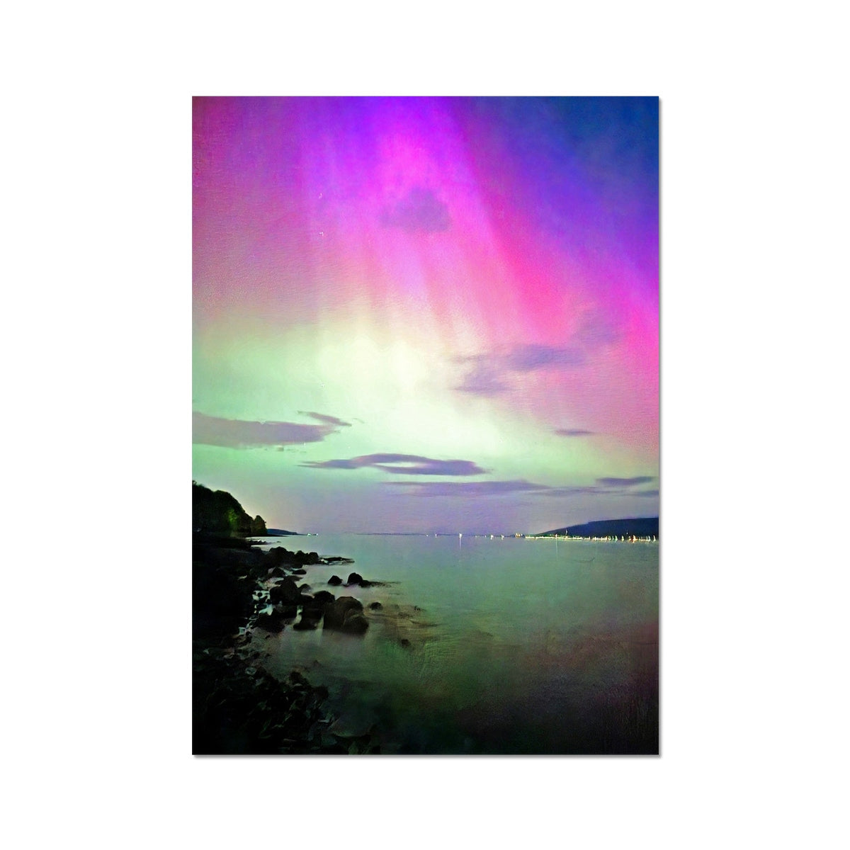 River Clyde Aurora Fine Art Druck