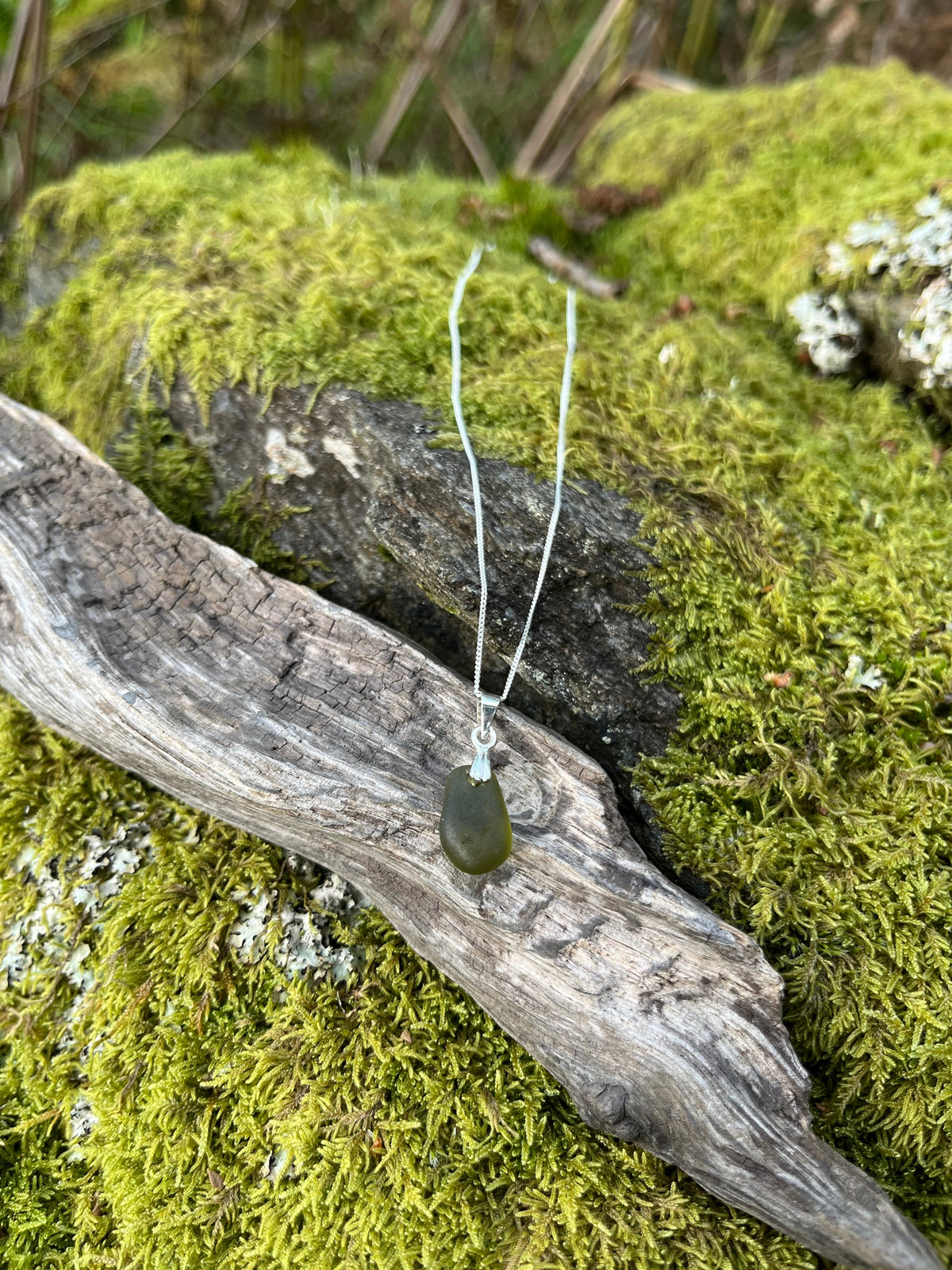 Colliers Seaglass Mermaids Larmes 925