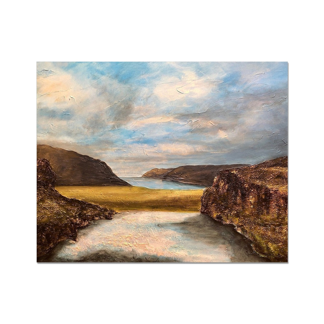 Westfjords Iceland Painting | Artist Proof Collector Print | Paintings from Scotland by Scottish Artist Hunter