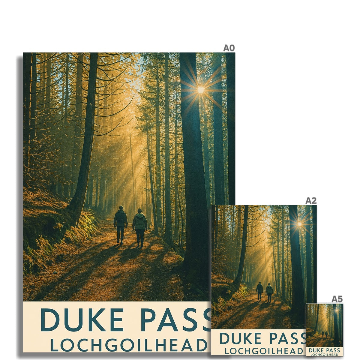 Duke Pass Lochgoilhead Kunstdruck