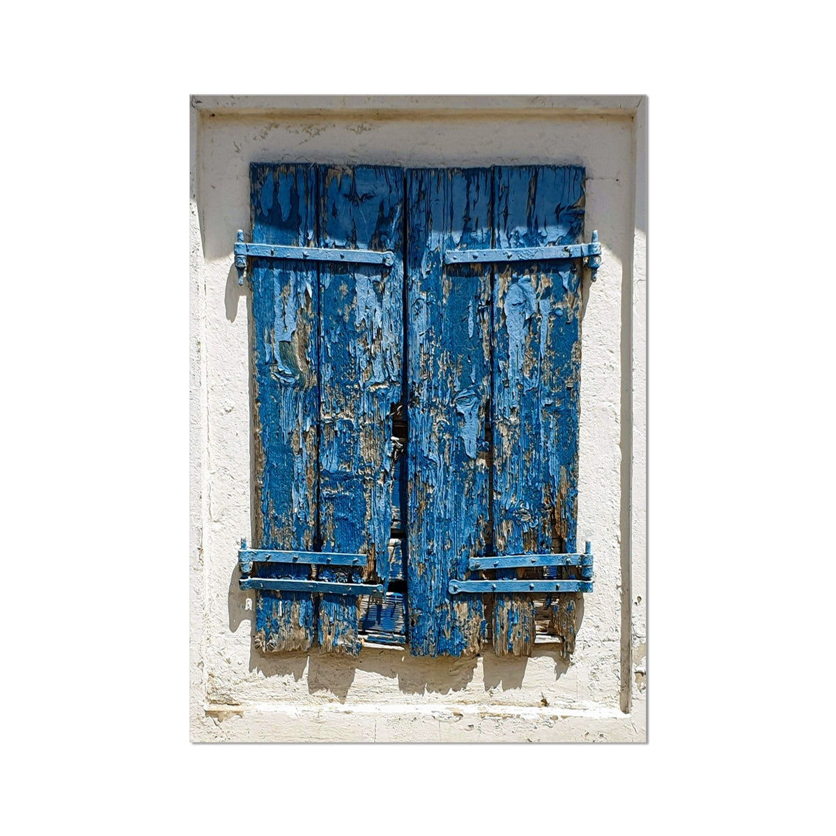 Die Fensterläden von Lakones Fine Art Print