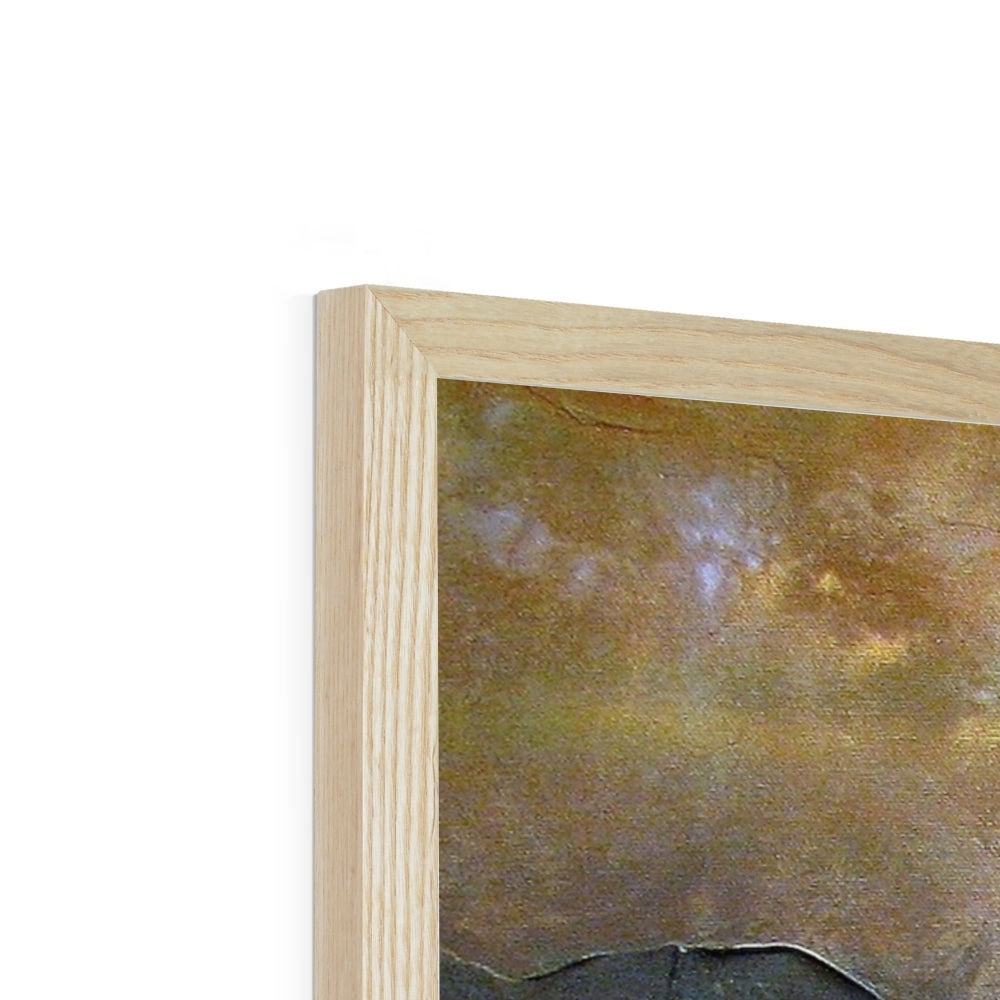 Lake Garda Dusk Italy Painting | Framed Prints From Scotland-Framed Prints-World Art Gallery-Paintings, Prints, Homeware, Art Gifts From Scotland By Scottish Artist Kevin Hunter