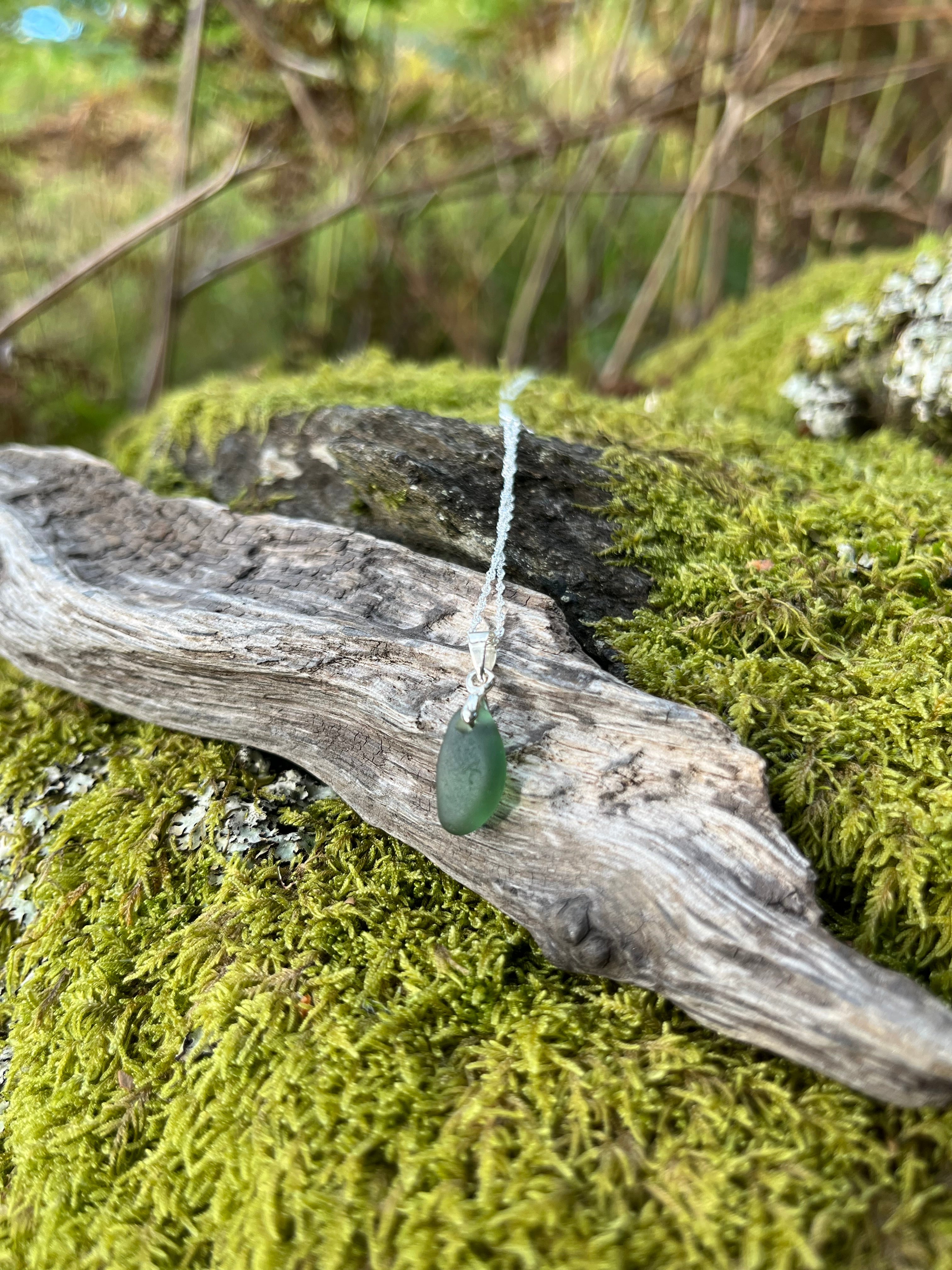 Colliers Seaglass Mermaids Larmes 925