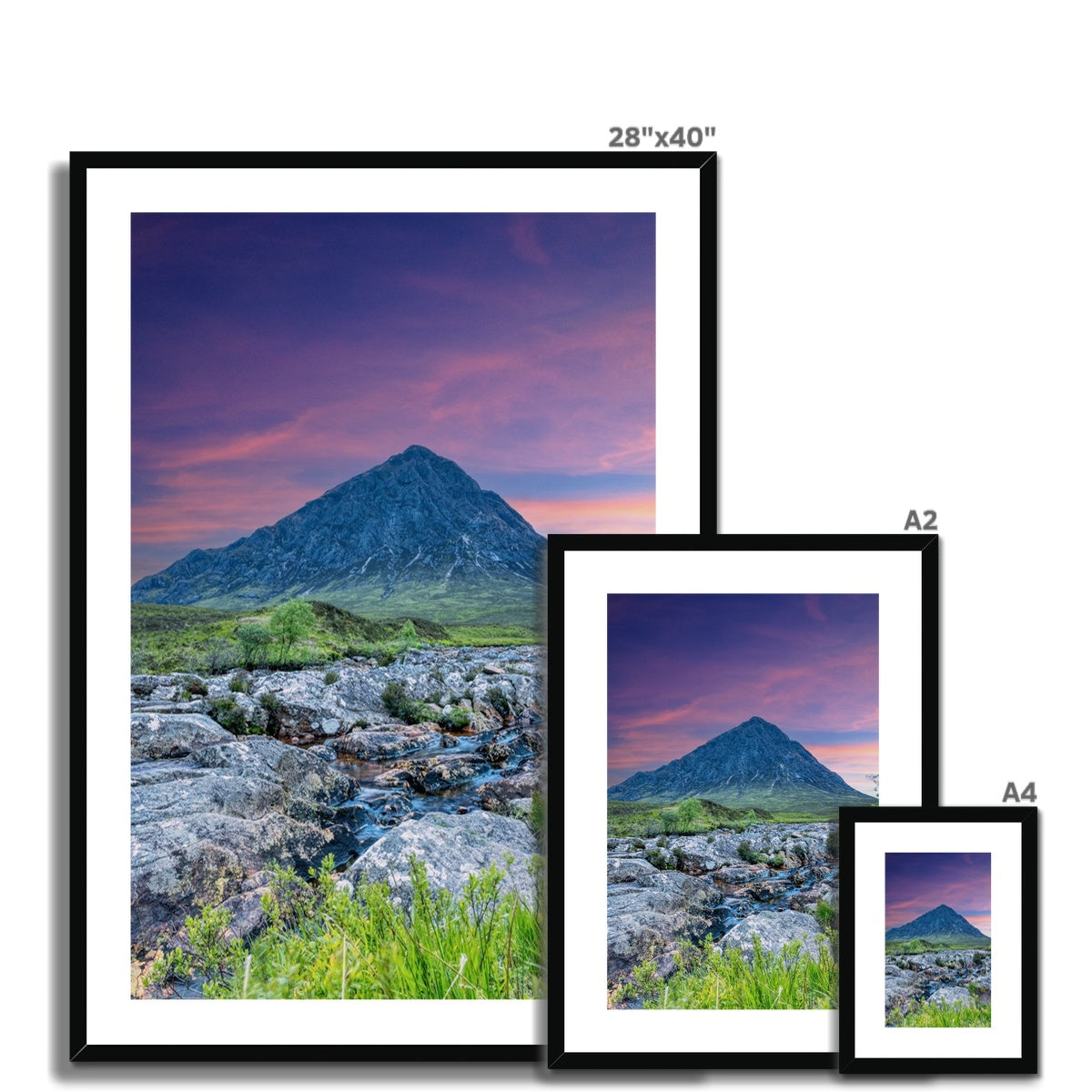 Buachaille Etive Mor Dawn Glencoe Scottish Landscape Photography | Framed & Mounted Print