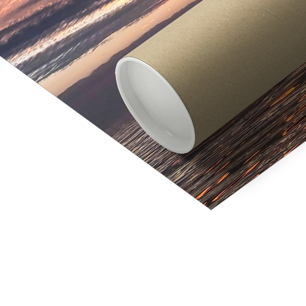 Fiery Sunset Fine Art Print