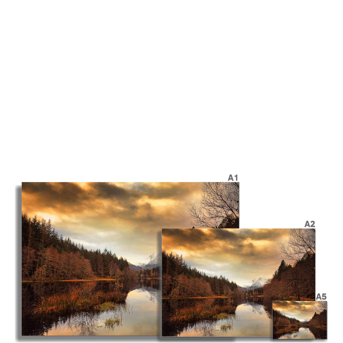 Glencoe Lochan Dusk Scottish Landscape Photography | Fine Art Print