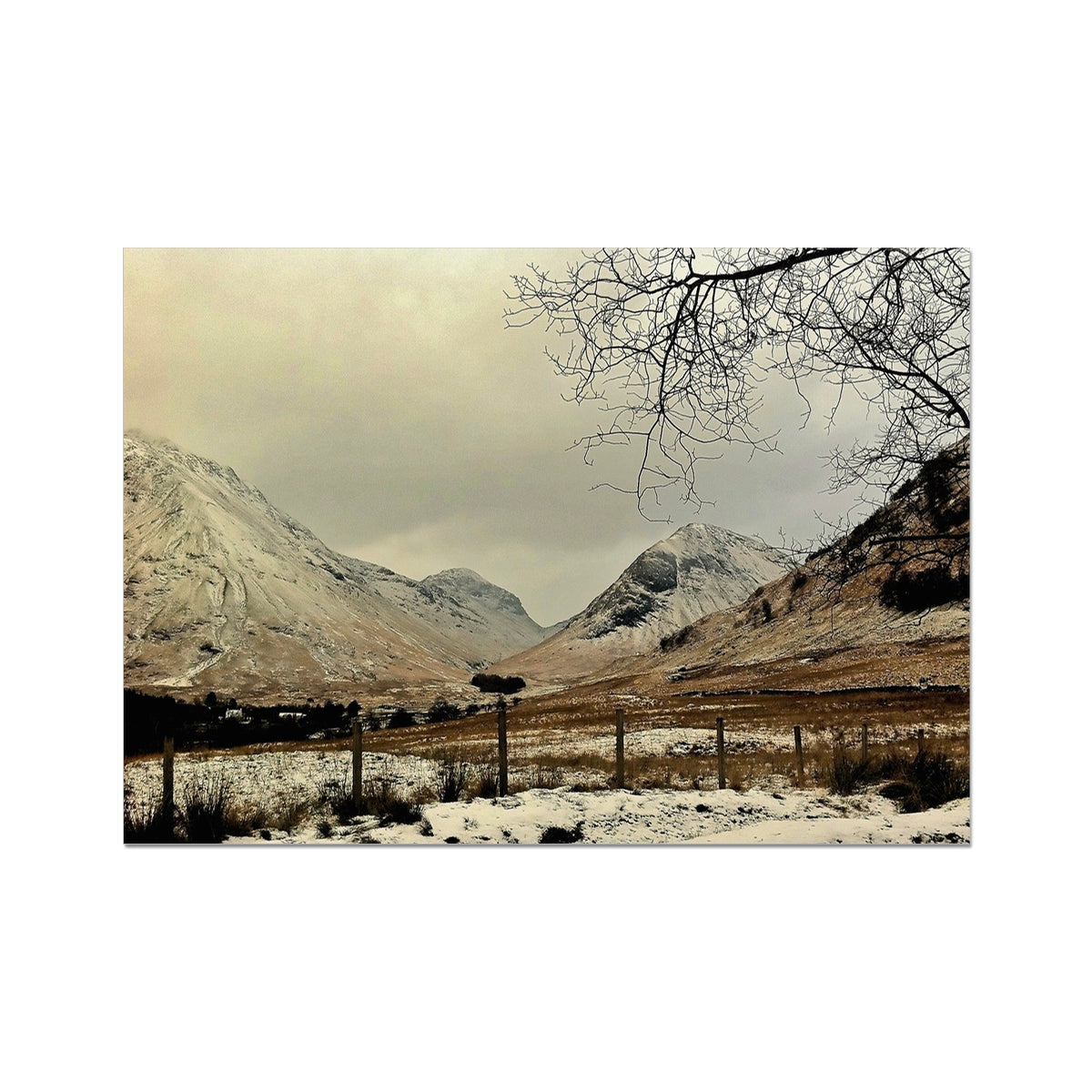 Winter In Glencoe Scottish Landscape Photography | Fine Art Prints From Scotland