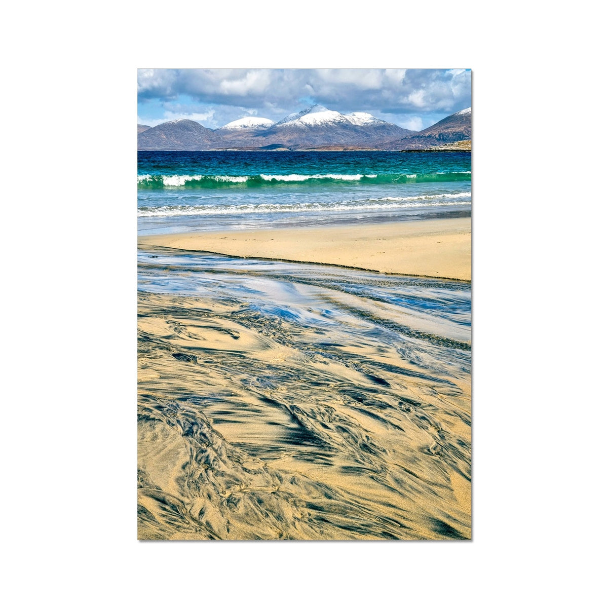 Luskentyre im Winter Fine Art Print