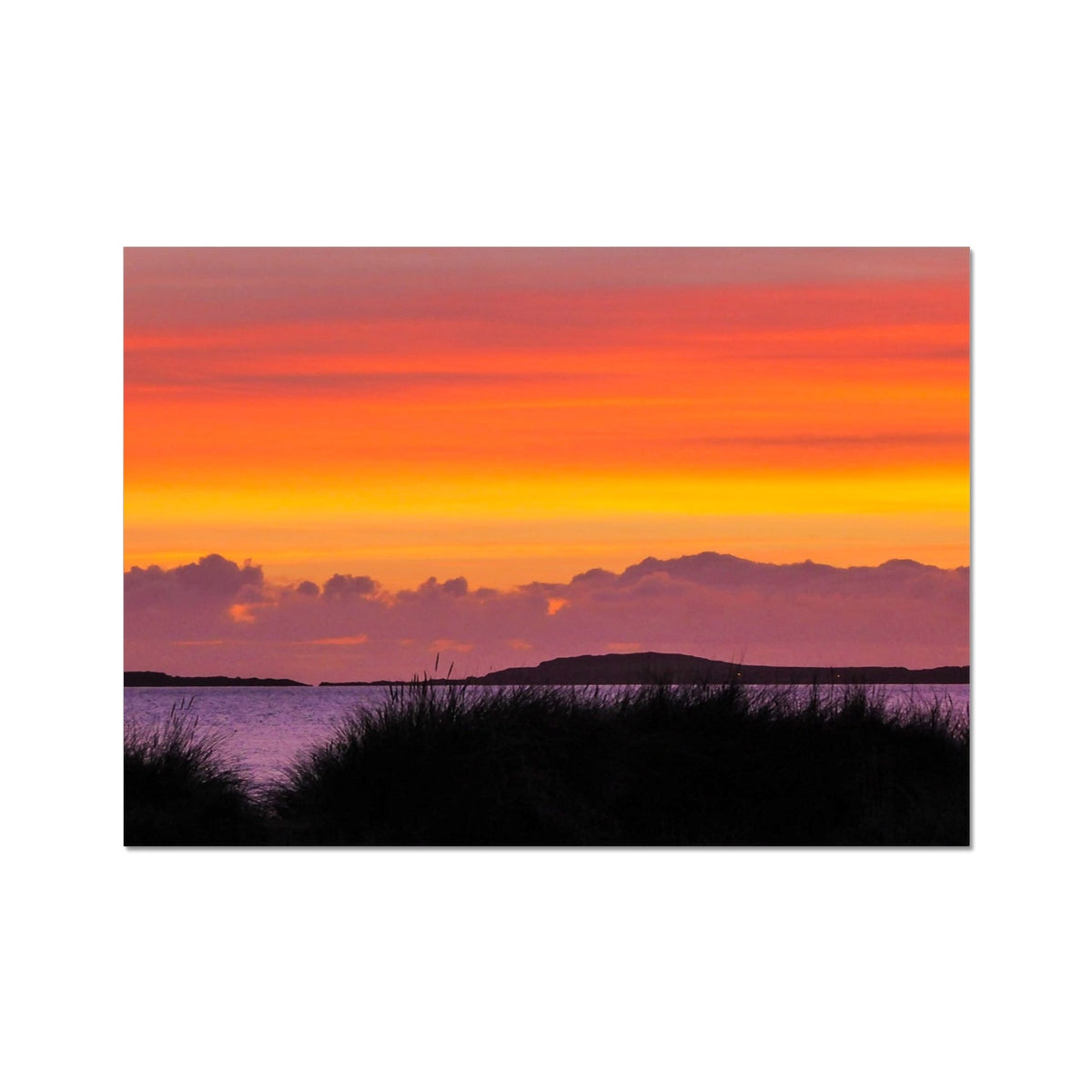 Isle of Gigha Post Sunset Fine Art Print