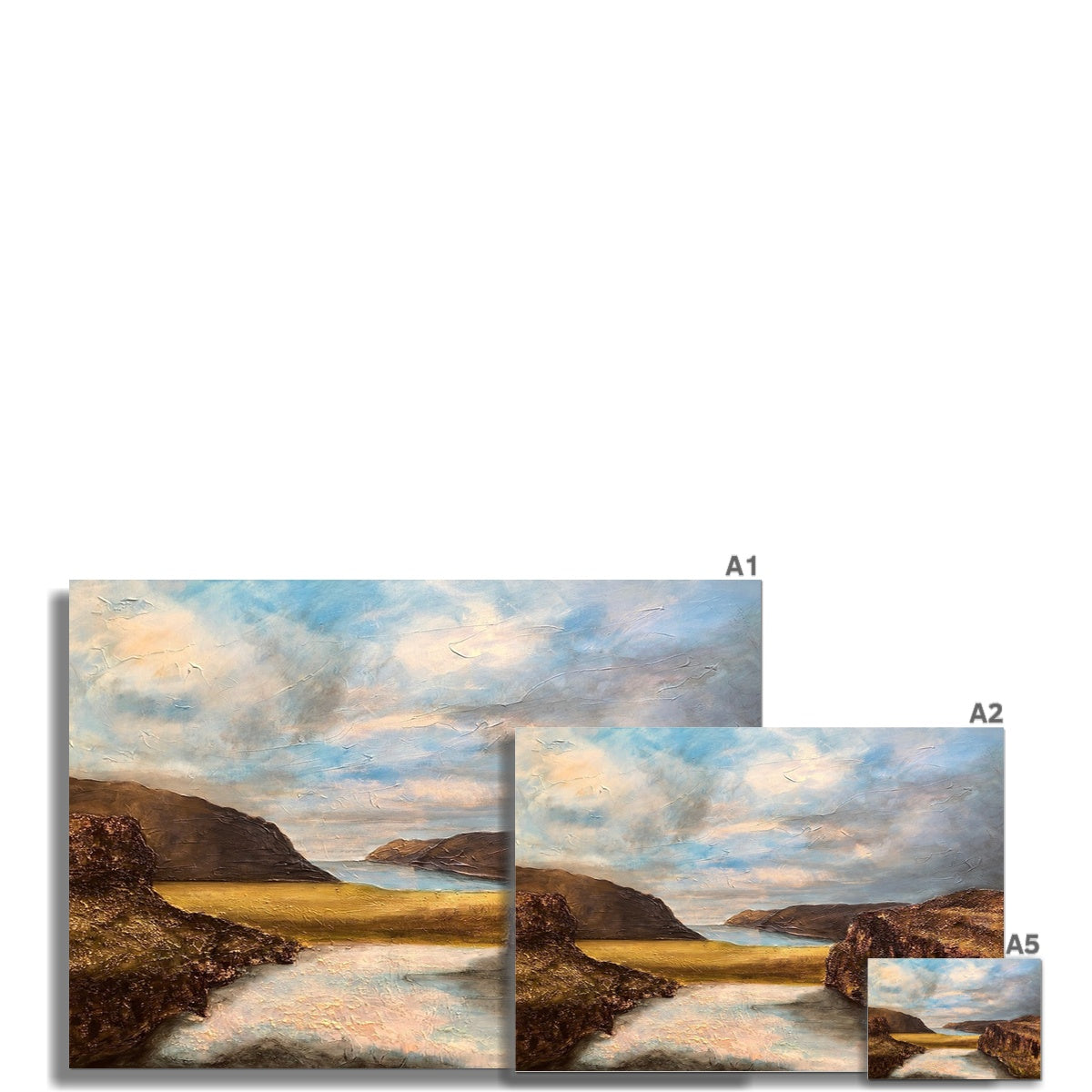 Westfjords Iceland Painting | Fine Art Prints From Scotland-Unframed Prints-World Art Gallery-Paintings, Prints, Homeware, Art Gifts From Scotland By Scottish Artist Kevin Hunter