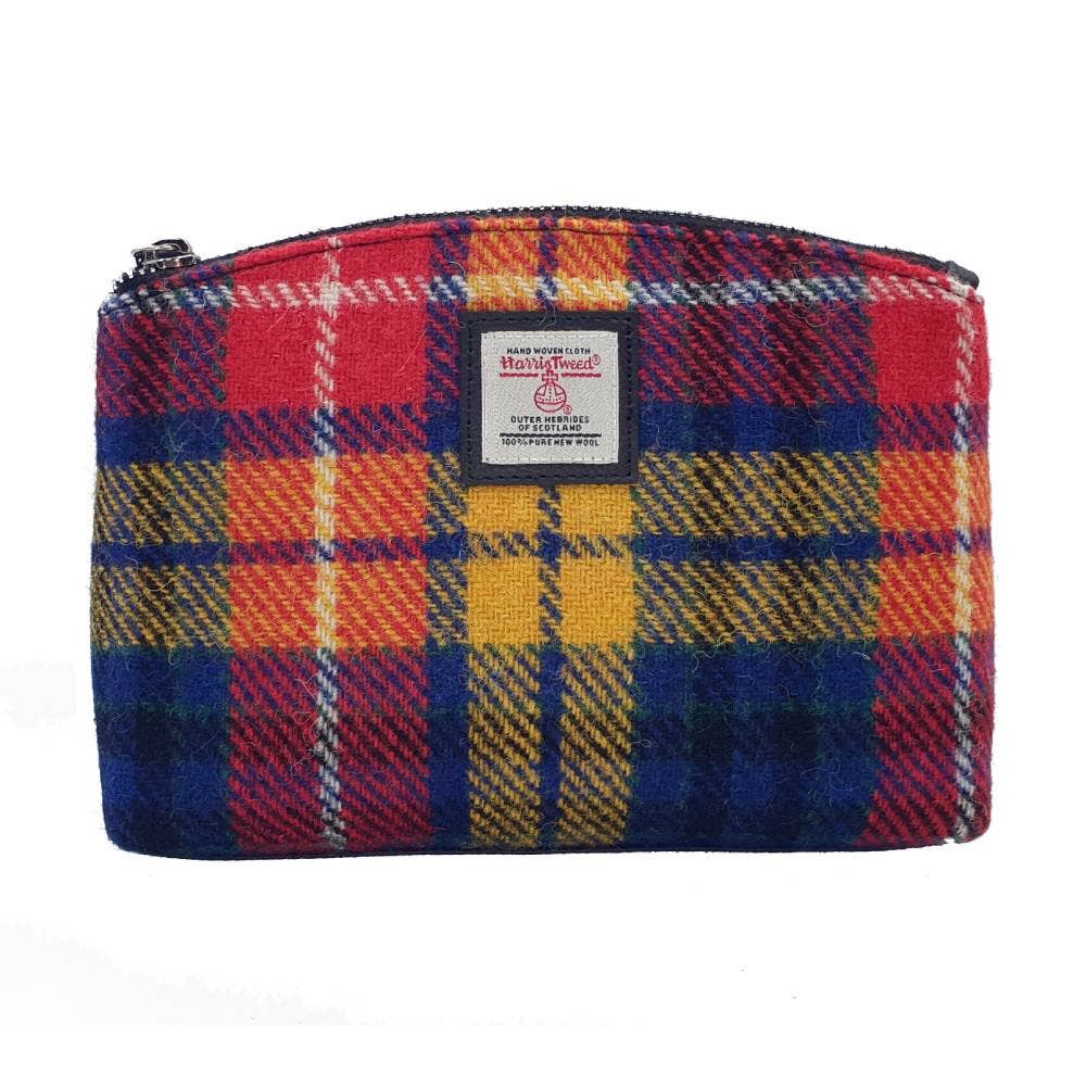Trousse de toilette Harris Tweed Safran | Cadeaux Maccessori