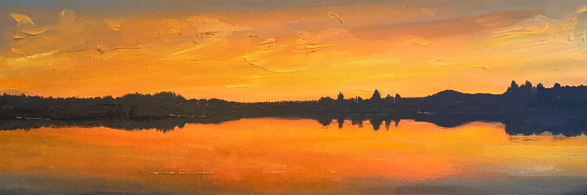 Loch Lomond Sonnenuntergang Panorama Drucke