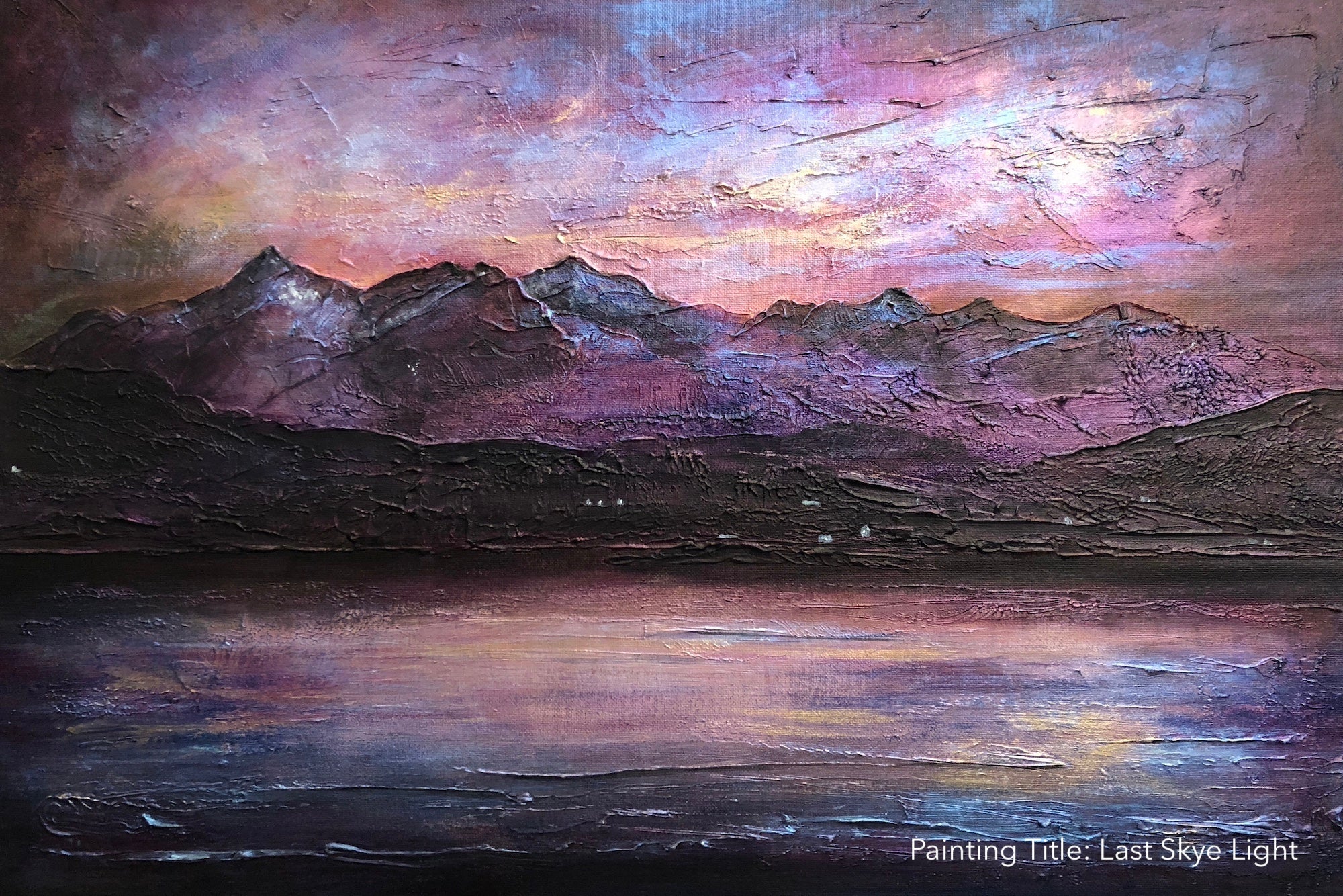 Skye Landscape Canvas Art Prints From Scotland