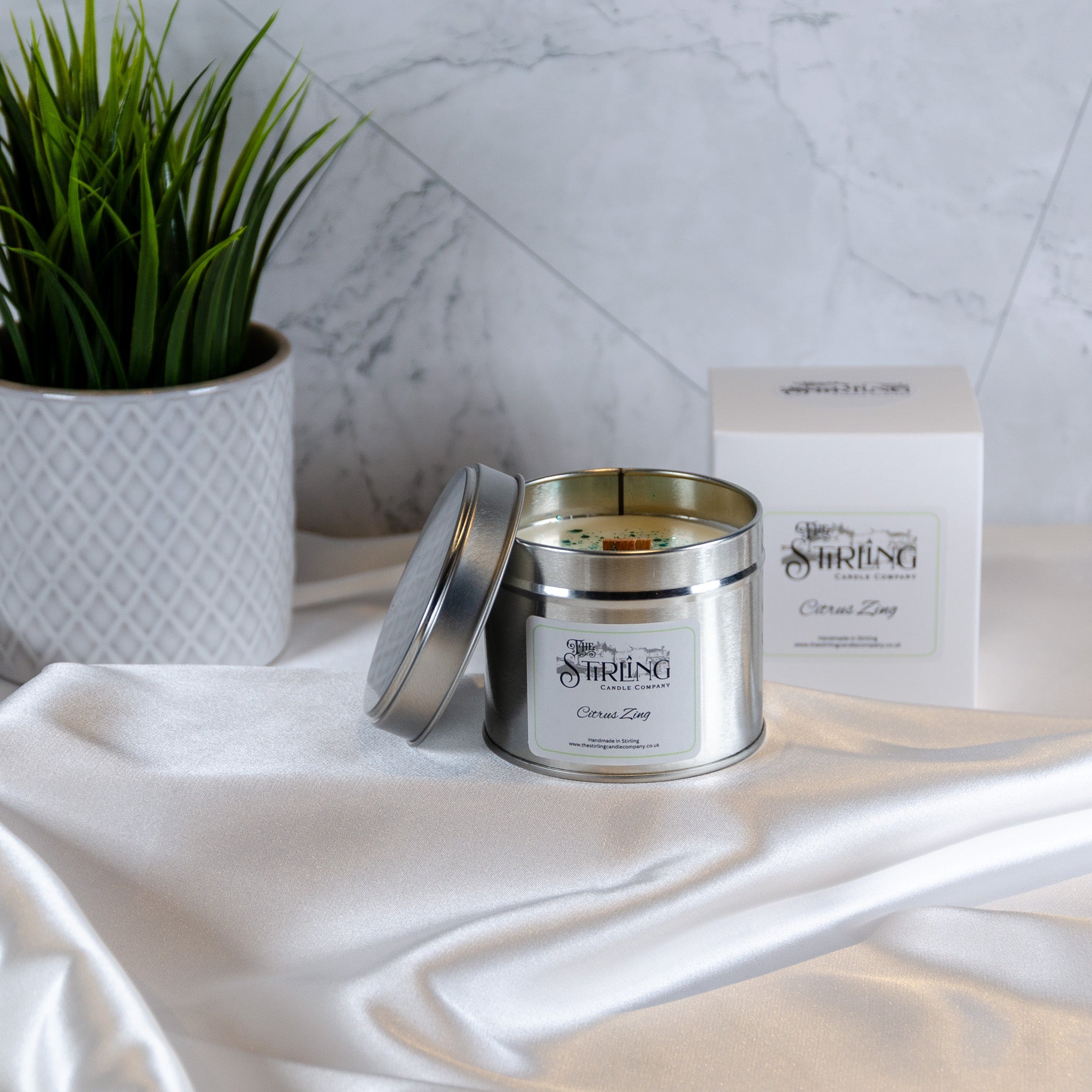 Citrus Zing – Reisekerze in Dose – Holzdocht