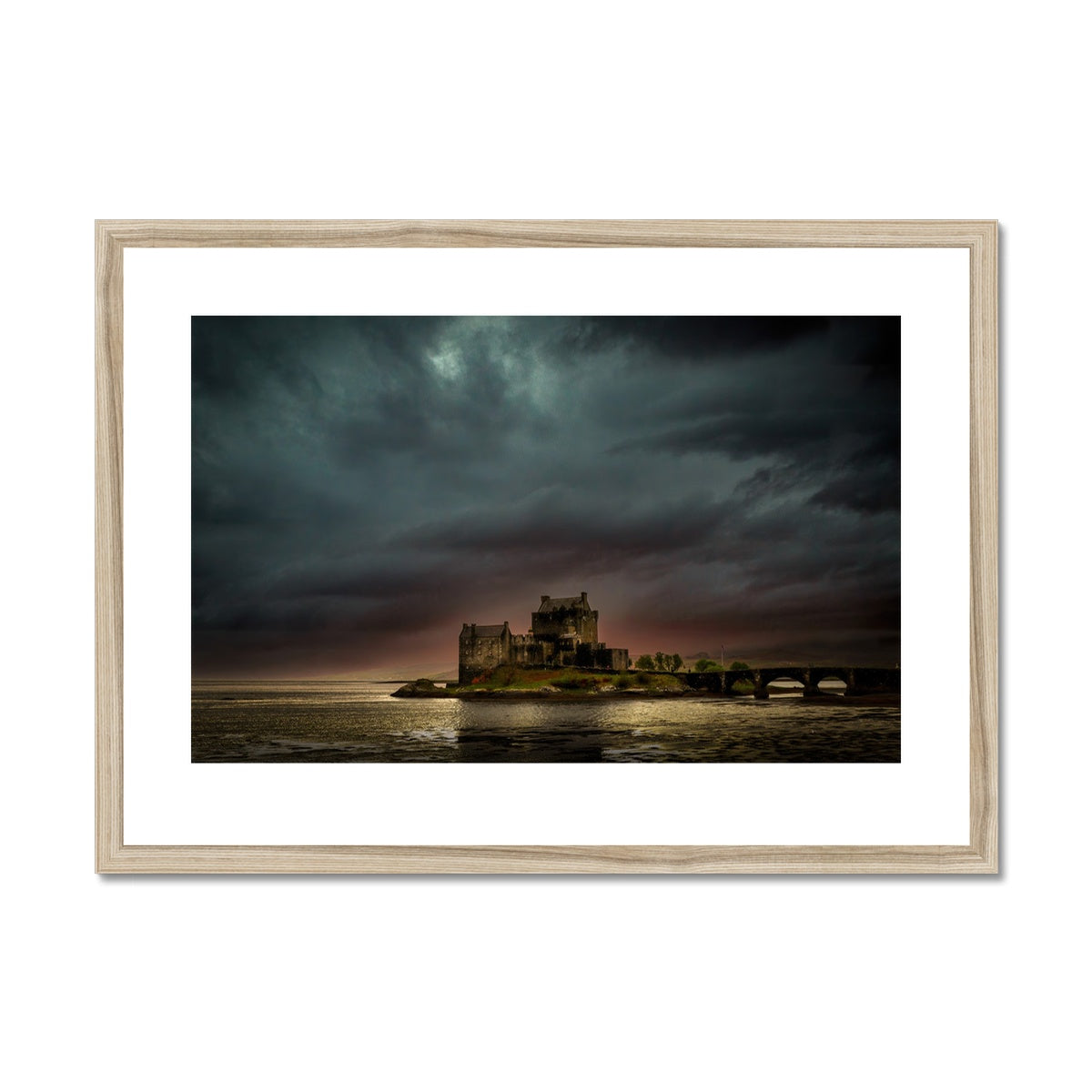 A Brooding Eilean Donan Castle | Scottish Landscape Photography | Framed & Mounted Print