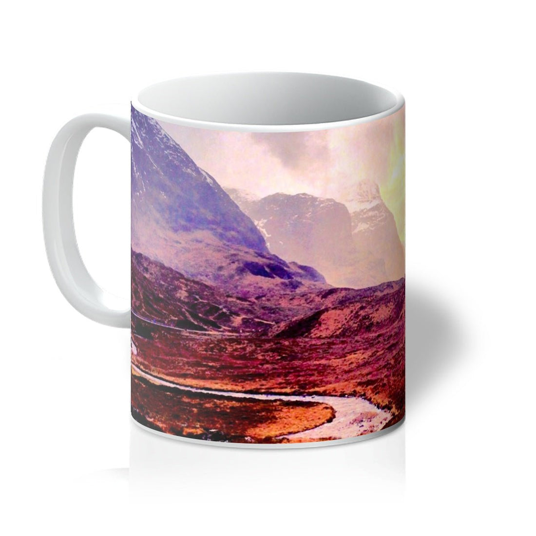 A Brooding Glencoe Art Gifts Mug Scotland