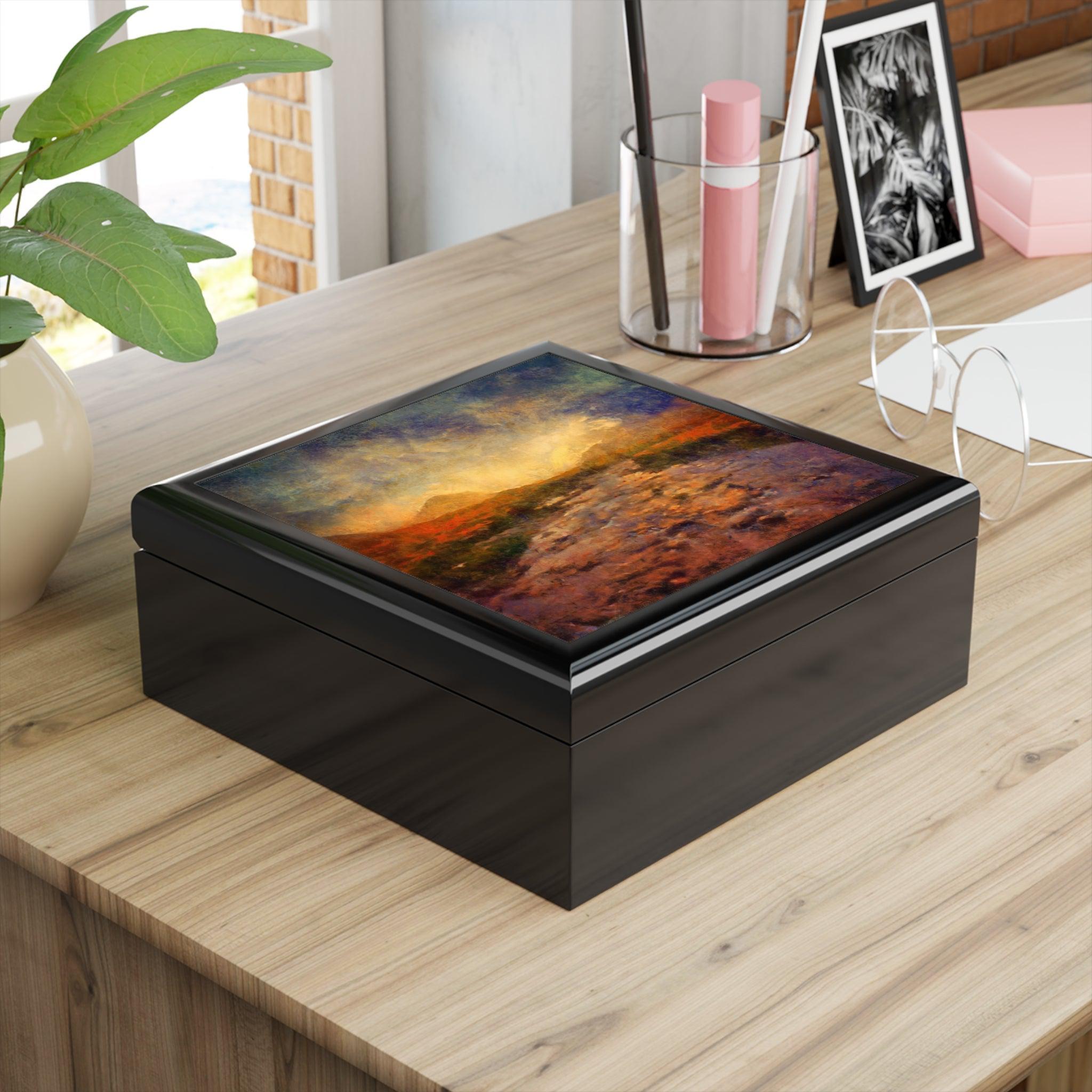 A Brooding Sligachan Skye | Art Jewellery Box | Scotland