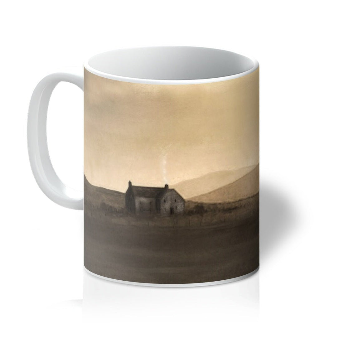 A Moonlit Croft Art Gifts Mug Scotland