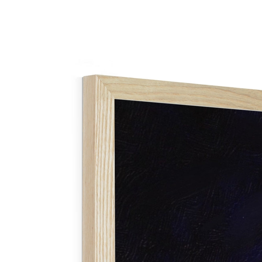 A Moonlit Highland Wood Painting | Framed Prints From Scotland-Framed Prints-Scottish Highlands & Lowlands Art Gallery-Paintings, Prints, Homeware, Art Gifts From Scotland By Scottish Artist Kevin Hunter