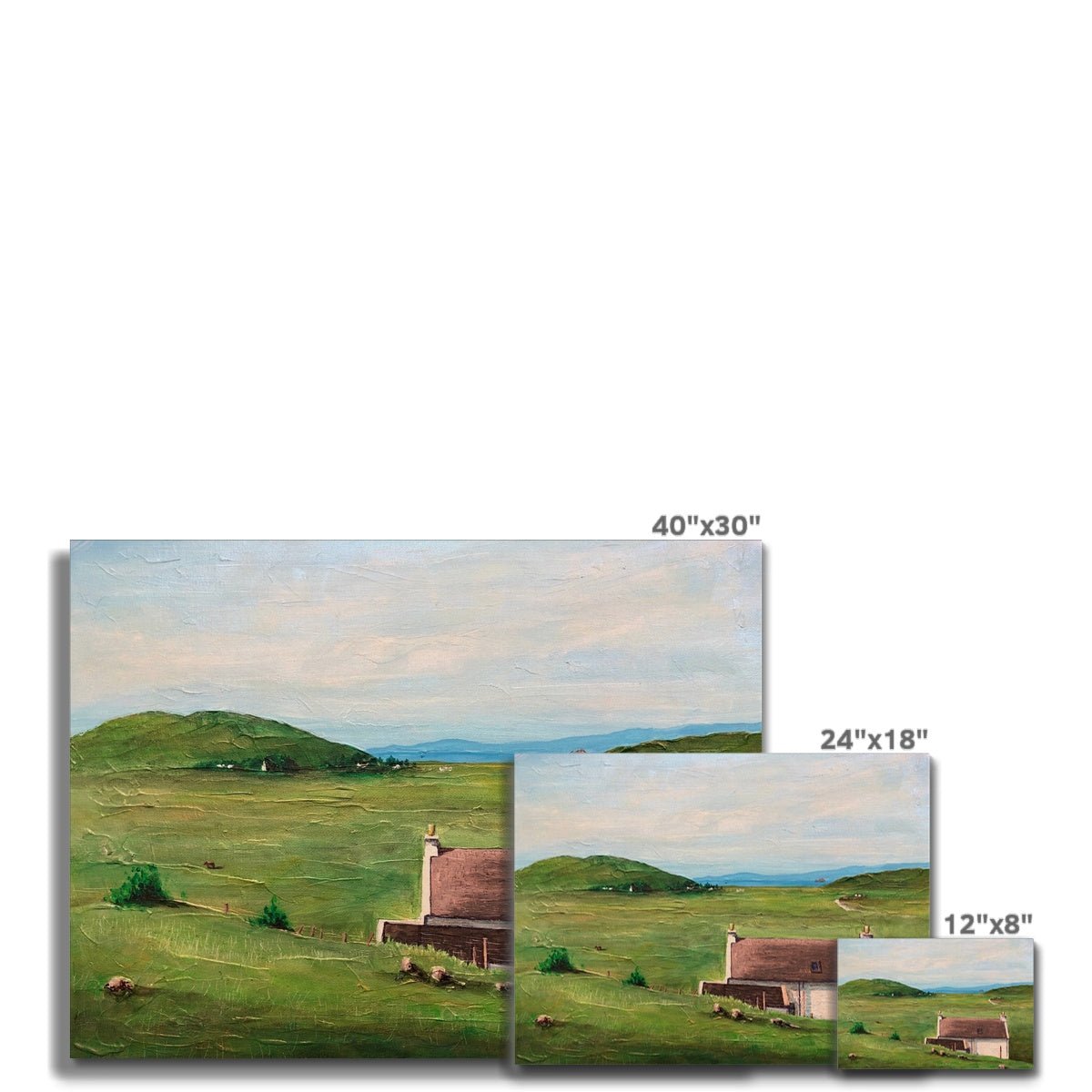 A Skye Cottage Canvas