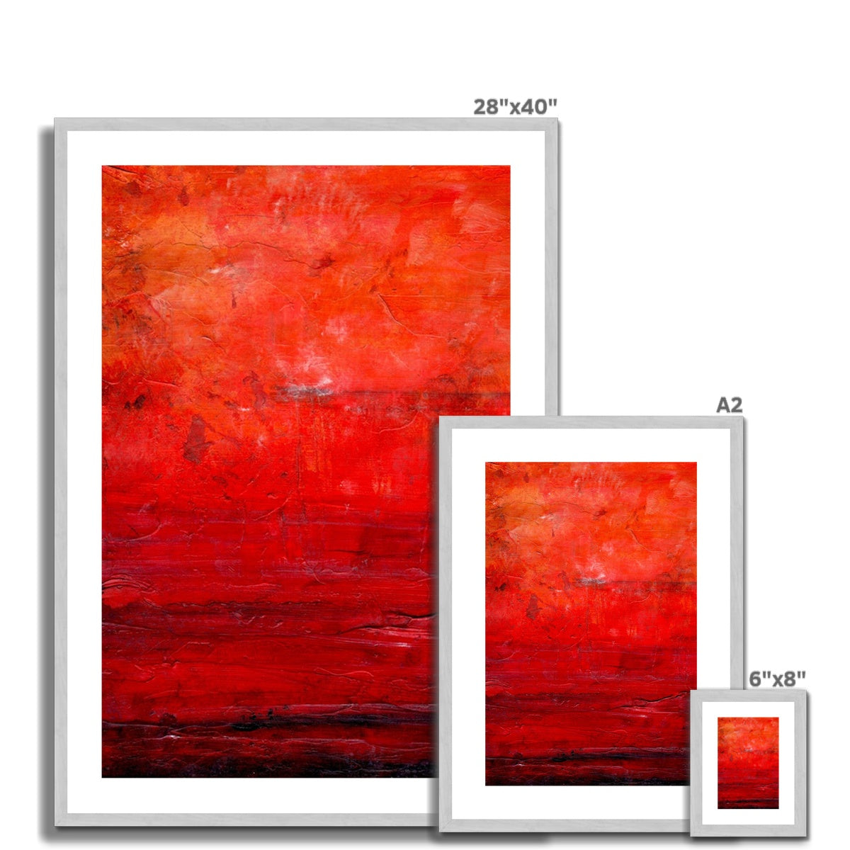 Abstract Summer Painting | Antique Framed & Mounted Prints From Scotland-Antique Framed & Mounted Prints-Abstract & Impressionistic Art Gallery-Paintings, Prints, Homeware, Art Gifts From Scotland By Scottish Artist Kevin Hunter