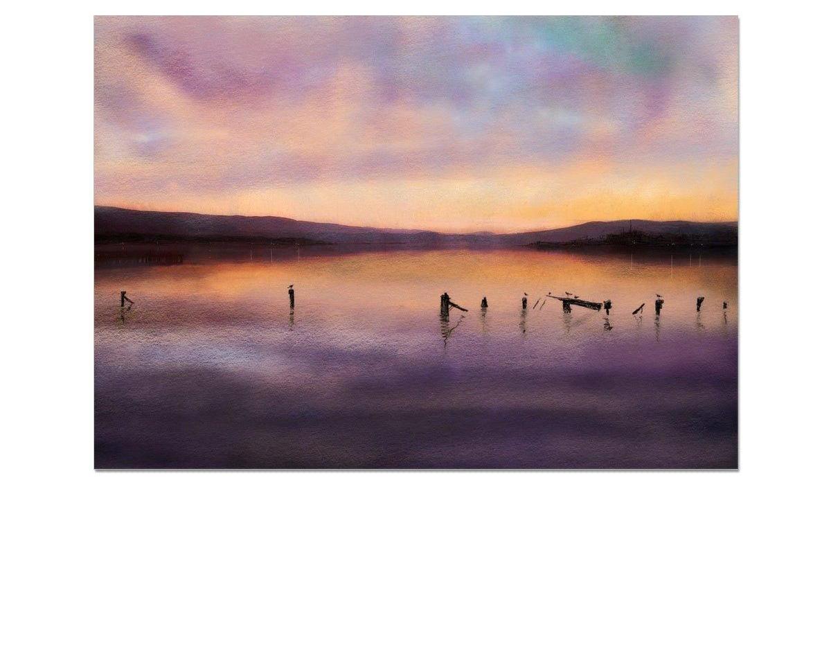 Admiralty Jetty Dusk Art Prints from my River Clyde Art Gallery Collection