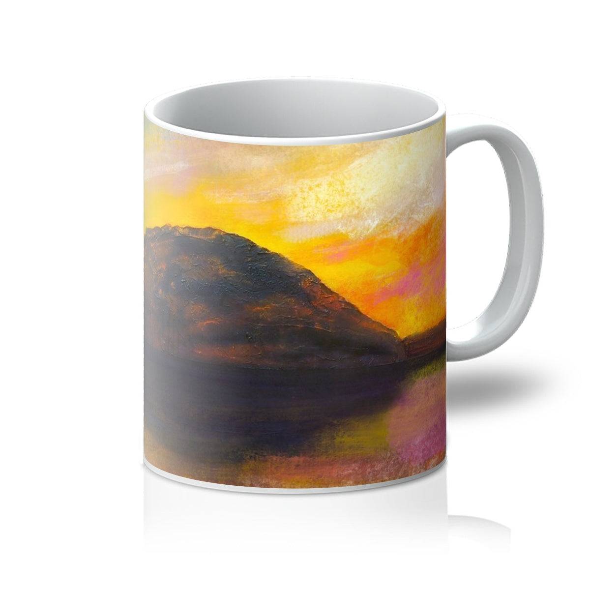 Ailsa Craig Dusk Arran Art Gifts Mug