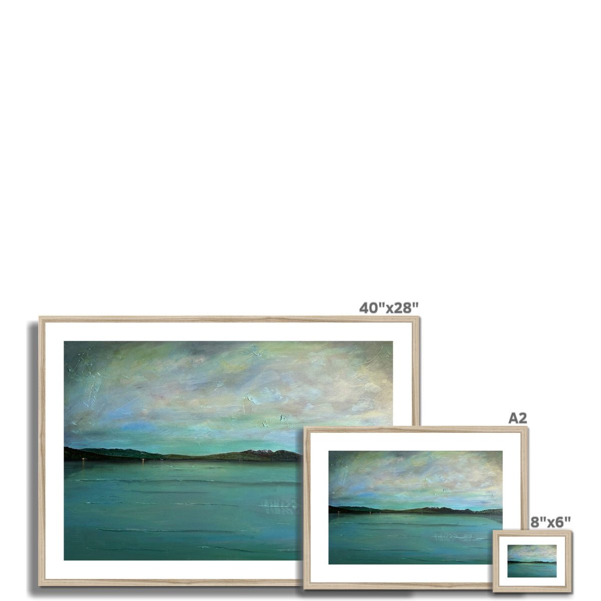 An Emerald Loch Lomond Painting | Framed &amp; Mounted Prints From Scotland