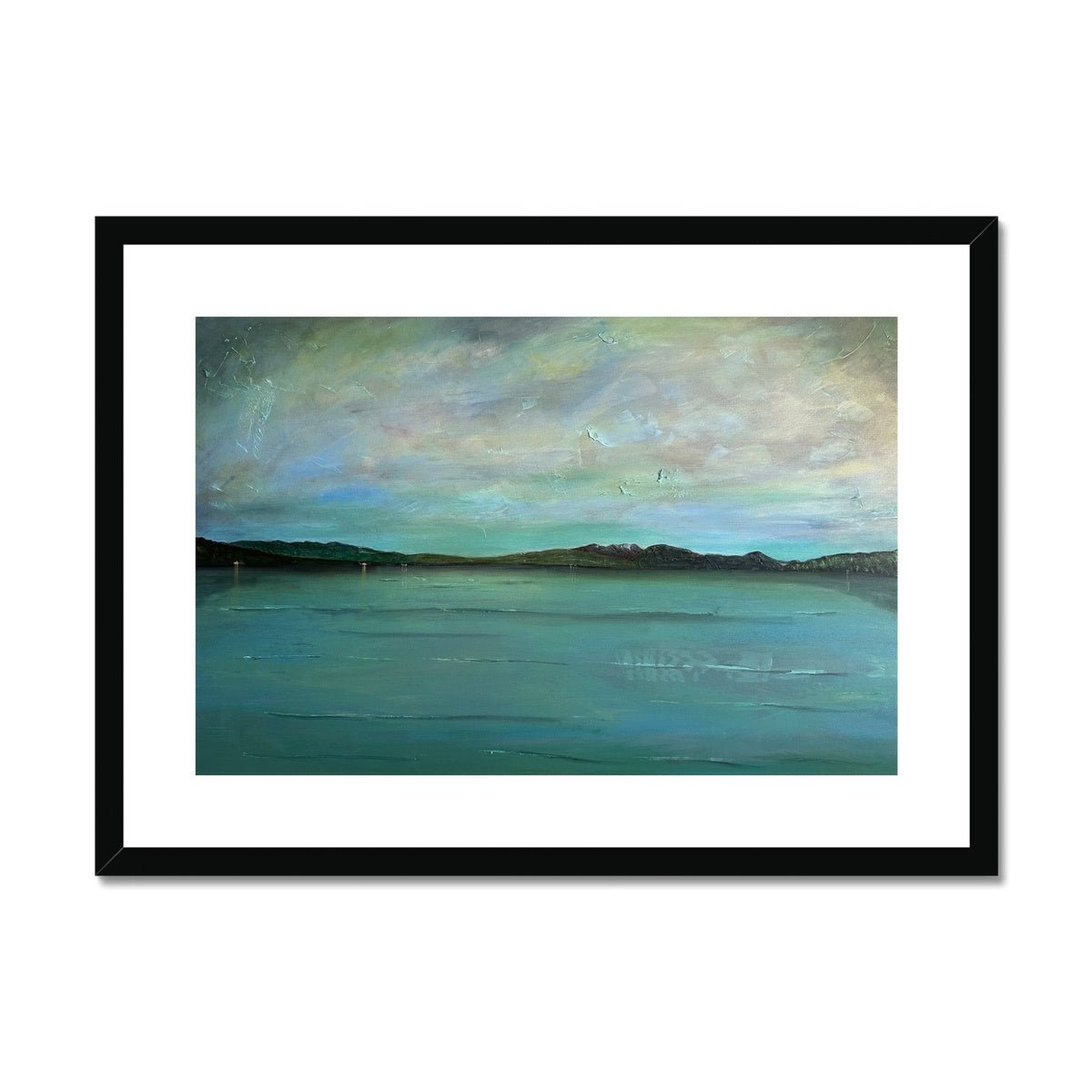 An Emerald Loch Lomond Painting | Framed &amp; Mounted Prints From Scotland