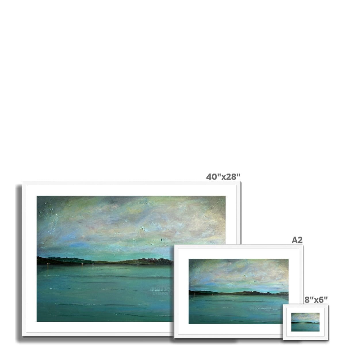 An Emerald Loch Lomond Painting | Framed & Mounted Prints From Scotland