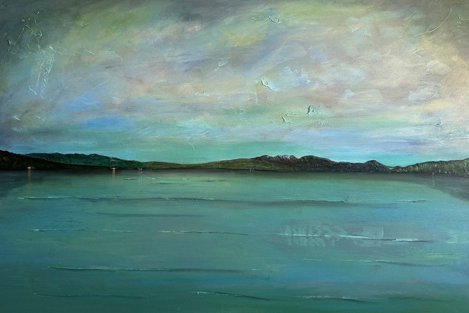 An Emerald Loch Lomond Scotland | Painting Art Prints | Scottish Artist Hunter