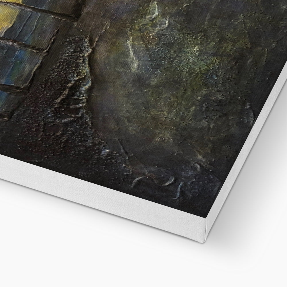 An Ethereal Ring Of Brodgar Orkney Painting | Canvas From Scotland-Contemporary Stretched Canvas Prints-Orkney Art Gallery-Paintings, Prints, Homeware, Art Gifts From Scotland By Scottish Artist Kevin Hunter