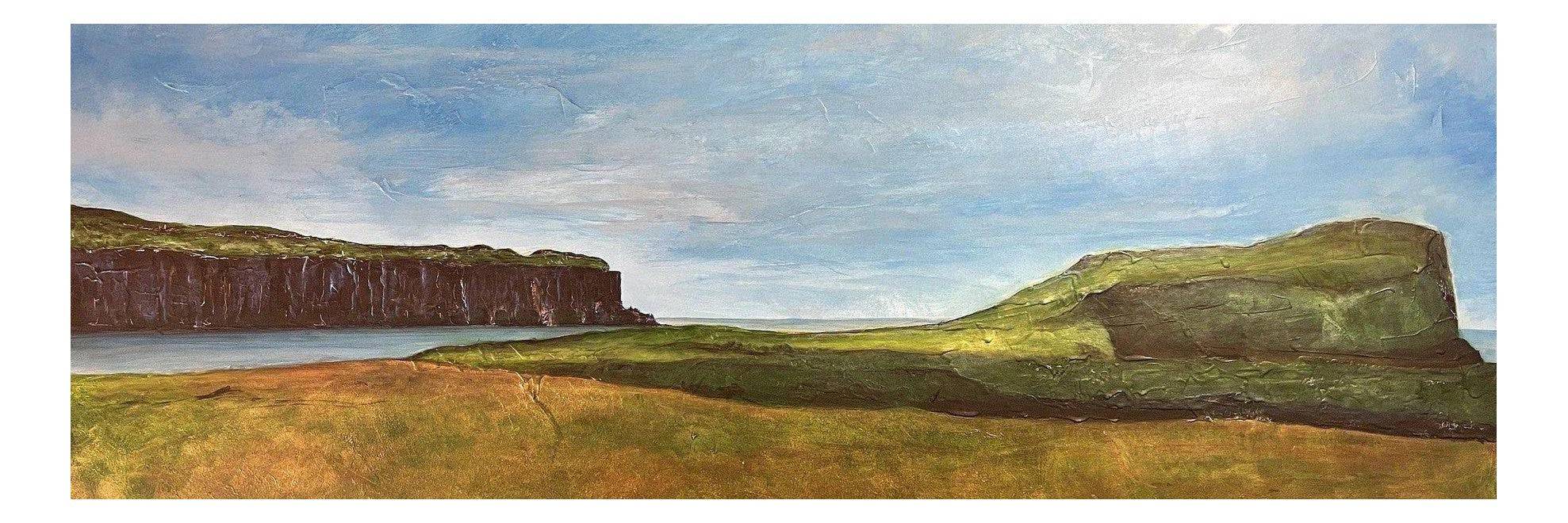 Approaching Oronsay Skye Scotland Panoramic Fine Art Prints