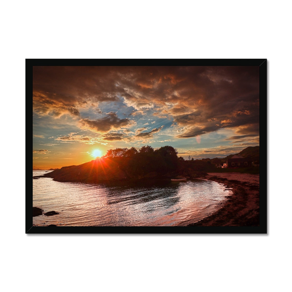 Ardtoe Sunset Scotland | Scottish Landscape Photography | Framed Print