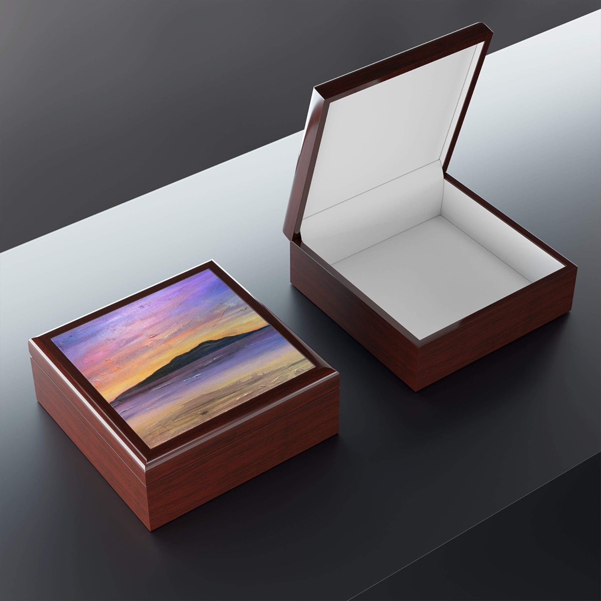 Arran Amethyst | Jewellery Box | Scotland - Art Gallery - Free Shipping Worldwide