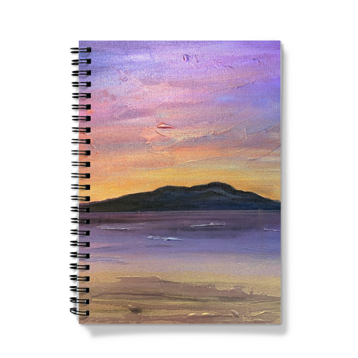Arran Amethyst Notebook - Art Gallery Scotland - Free Shipping Worldwide