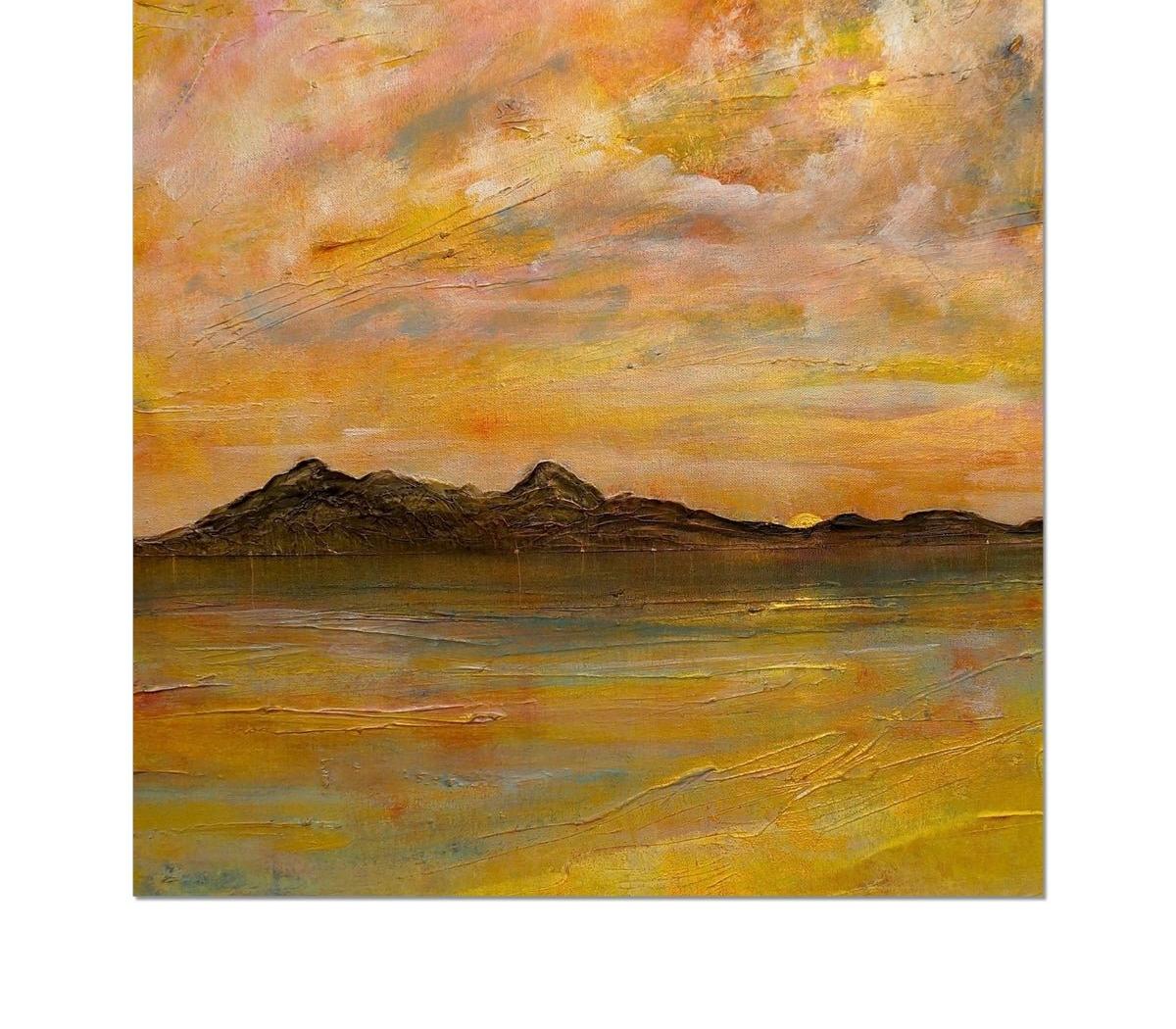 Arran Dusk Art Prints