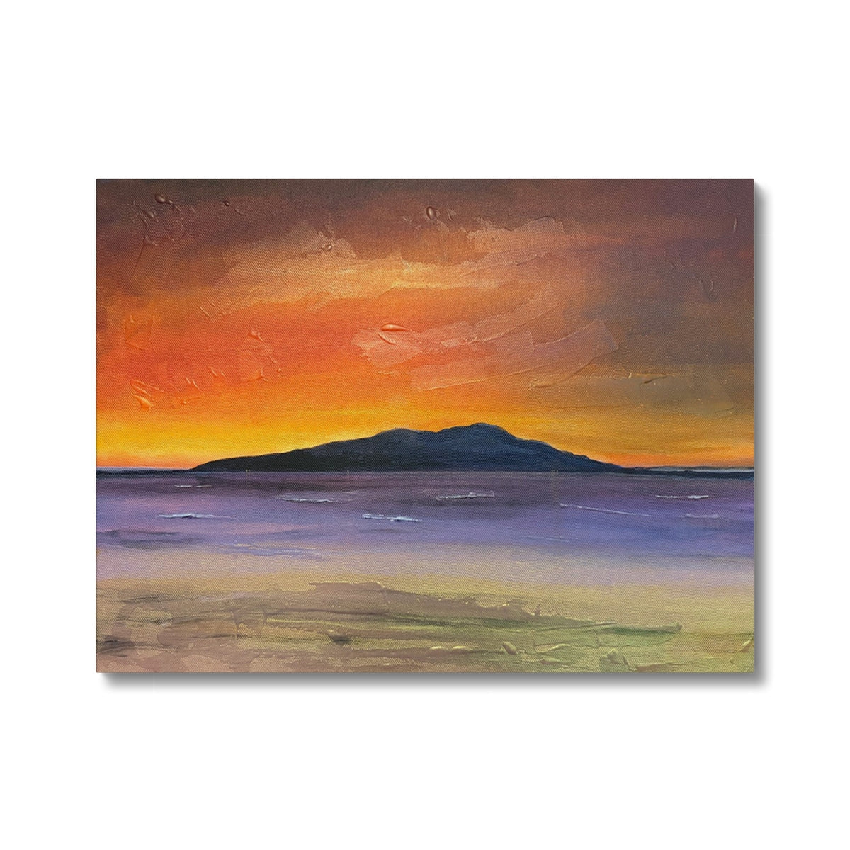 Arran Embers Canvas Prints - Art Gallery Scotland - Free Shipping Worldwide