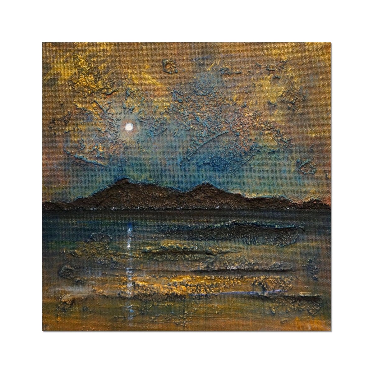 Arran Moonlight Painting Scotland | Signed Scottish Fine Art Prints