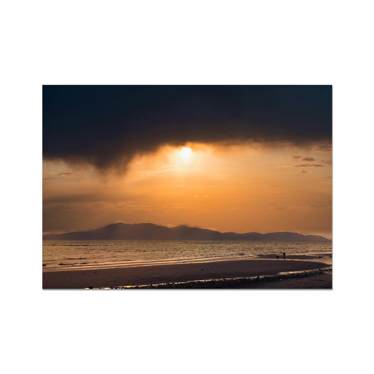 Arran Storm From Seamill Beach | Scottish Landscape Photography | Print