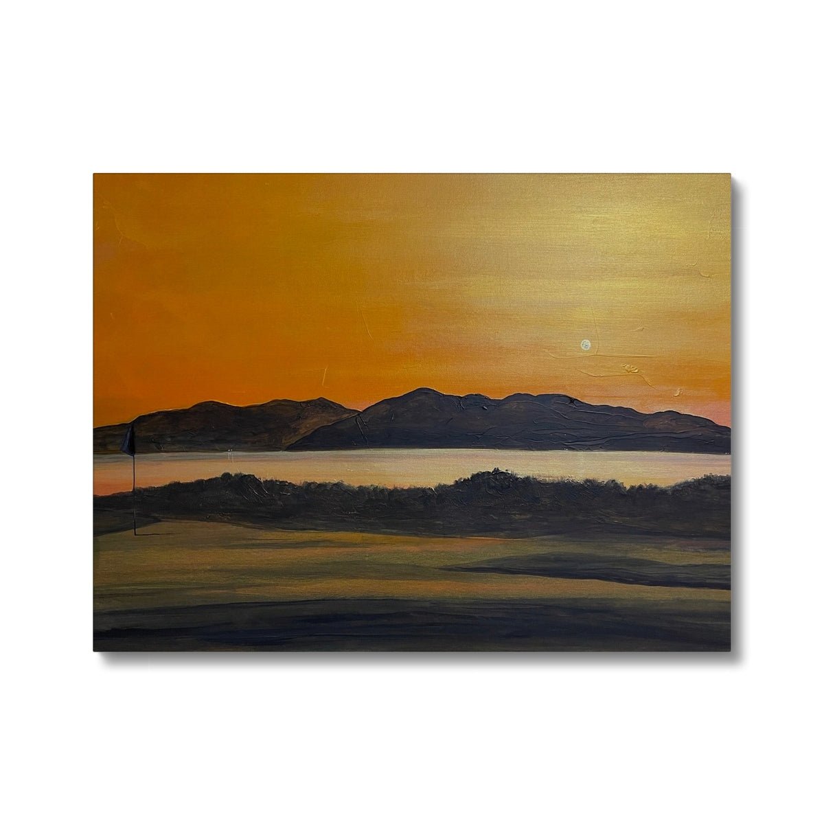 Arran & The 5th Green Royal Troon Golf Course Canvas