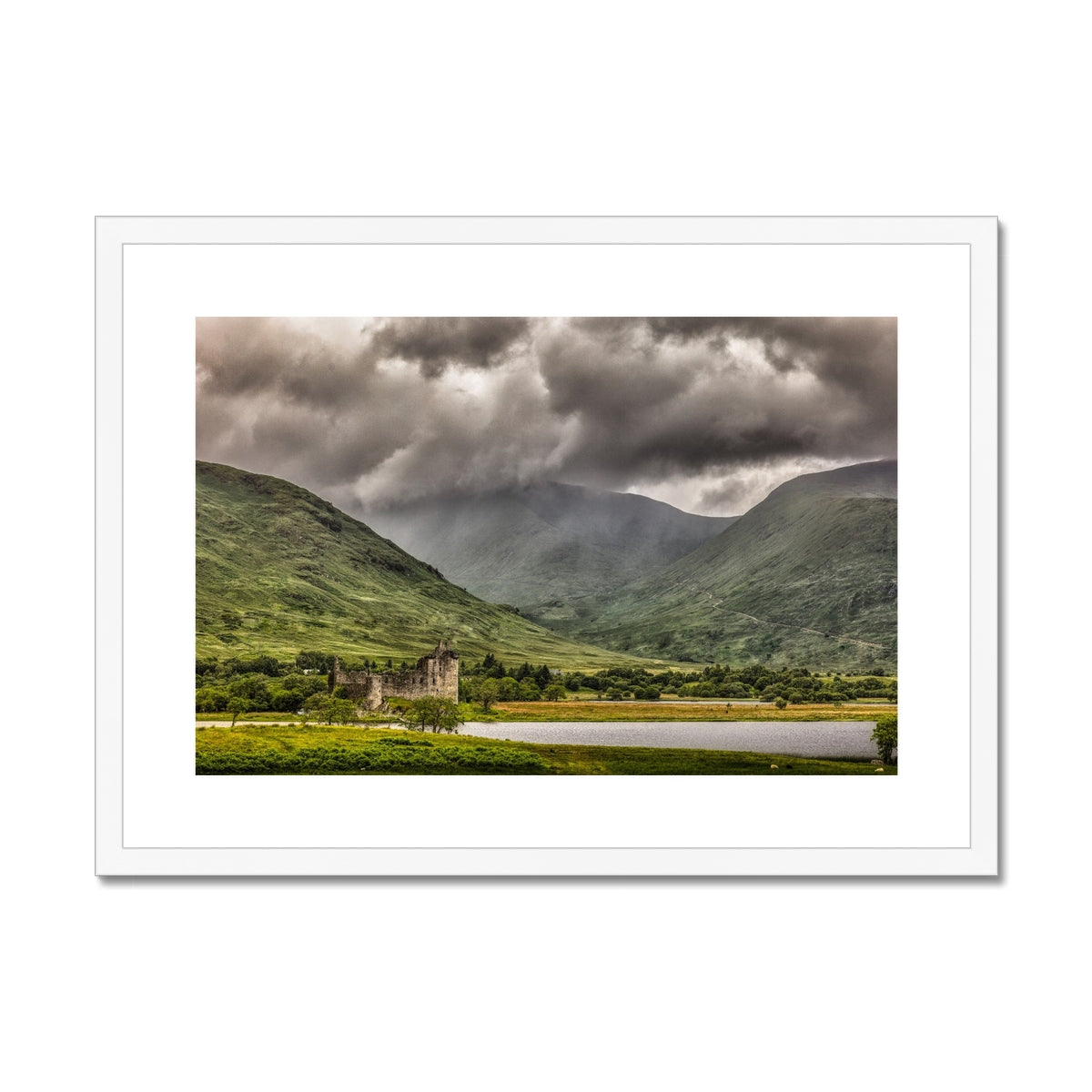 Kilchurn Castle Loch Awe Scottish Landscape Photography | Framed & Mounted Print