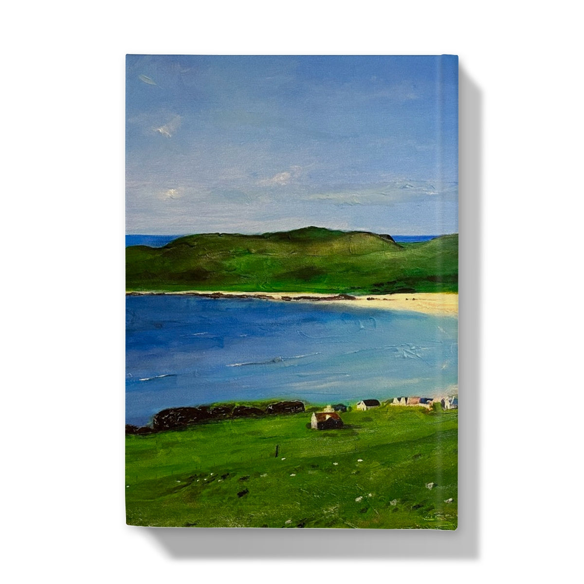 Balephuil Beach Tiree Art Gifts Hardback Journal-Journals & Notebooks-Hebridean Islands Art Gallery-Paintings, Prints, Homeware, Art Gifts From Scotland By Scottish Artist Kevin Hunter